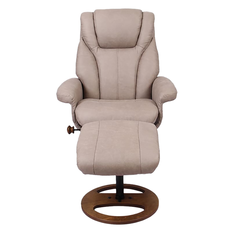 Douglas Ergonomics Swivel Recliner with Matching Ottoman