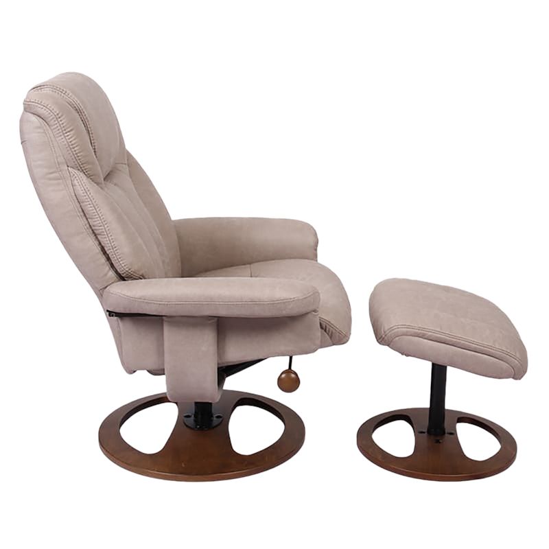 Douglas Ergonomics Swivel Recliner with Matching Ottoman