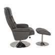 Silverdale Swivel Recliner with Matching Ottoman