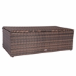 Direct Wicker Rattan Patio 6-Piece Conversation Sofa Sets in Brown with Cushions