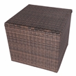 Direct Wicker Rattan Patio 6-Piece Conversation Sofa Sets in Brown with Cushions