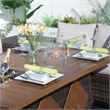7-Piece Brown Rattan Seating Sofa Set with Firepit and Ice Container Table