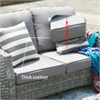 Aluminum 7-Person Gray Seating Group with Fire Pit and Cushions