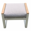 Direct Wicker 7 Piece Metal Outdoor Conversation Sets in White with Cushions