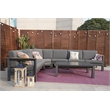 Patio Gray Aluminum 6-Person Outdoor Seating Group with Cushions