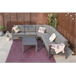Patio Gray Aluminum 6-Person Outdoor Seating Group with Cushions