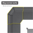 Patio Gray Aluminum 6-Person Outdoor Seating Group with Cushions