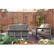 Patio Gray Aluminum 4-Person Outdoor Seating Group with Cushions