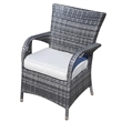 Gray Aluminum Rectangular 6 - Person Outdoor Dining Set with Cushions