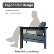 Gray Aluminum 5-Person Patio and Outdoor Seating Group with Cushions