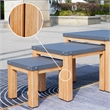 Gray Aluminum 6-Person Outdoor Seating Group with Cushions