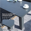 Gray Aluminum 6-Person Outdoor Seating Group with Cushions