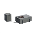 Patio Gray Aluminum 7-Person Outdoor Seating Group with Fire Pits