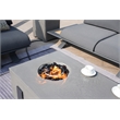 Patio Gray Aluminum 7-Person Outdoor Seating Group with Fire Pits
