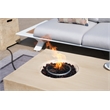 Patio White Aluminum 7-Person Outdoor Seating Group with Fire Pits