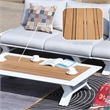 Patio White Aluminum 7-Person Outdoor Seating Group with Cushions
