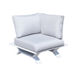 Patio White Aluminum 7-Person Outdoor Seating Group with Cushions