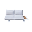 Patio White Aluminum 7-Person Outdoor Seating Group with Cushions