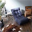 Navy Metal Lazy Sofa Balcony Reclining Chair Leisure Sofa Adjustable Chair