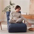 Navy Metal Lazy Sofa Balcony Reclining Chair Leisure Sofa Adjustable Chair