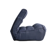 Navy Metal Lazy Sofa Balcony Reclining Chair Leisure Sofa Adjustable Chair
