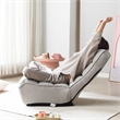 Gray Metal Lazy Sofa Balcony Reclining Chair Leisure Sofa Adjustable Chair