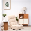 Direct Wicker Adjustable Metal & Fabric Sofa Reclining Chair in White
