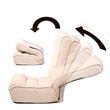 Direct Wicker Adjustable Metal & Fabric Sofa Reclining Chair in White