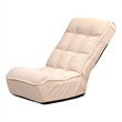 Direct Wicker Adjustable Metal & Fabric Sofa Reclining Chair in White