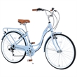26 Inch Beach Cruiser Bike for Women 7 Speed with Perfect Fit Frame (Blue)