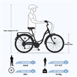 26 Inch Beach Cruiser Bike for Women 7 Speed with Perfect Fit Frame (Cream)
