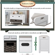 Direct Wicker TREXM 2-Drawer Storage Bench with Removable Basket - White