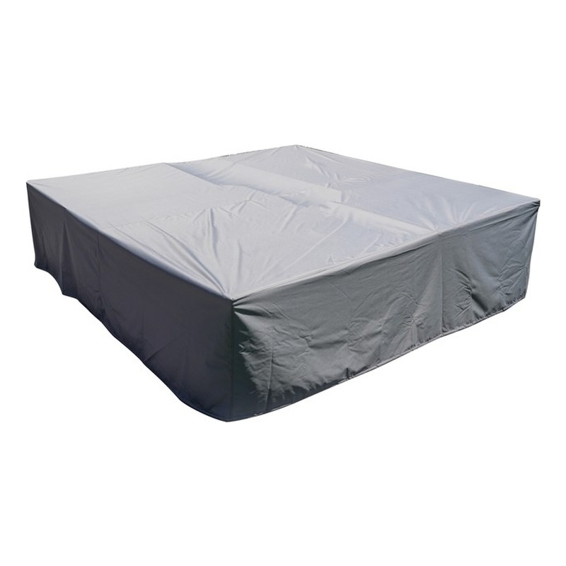 Direct Wicker Square Patio Furniture Covers Waterproof - Gray