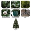 Direct Wicker 6FT PVC Artificial Christmas Tree with 883 Branch Tips&Metal Stand