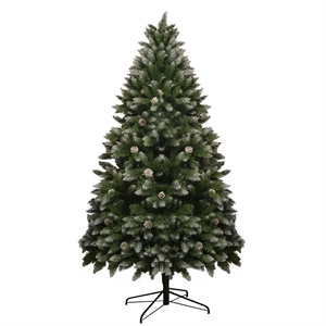Direct Wicker 6FT PVC Artificial Christmas Tree with 883 Branch Tips&Metal Stand