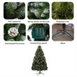 Direct Wicker 7FT PVC Artificial Christmas Tree w/1435 Branch Tips&Metal Stand
