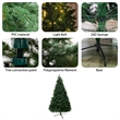 7Ft Artificial PVC Christmas Tree W/Stand Holiday Season Indoor Outdoor Green
