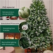 Direct Wicker 6 ft Pre-Lit Christmas Tree with 400 LED Lights & 60 Pine Cones