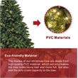 Direct Wicker 5FT Pre-Lit Christmas Tree With 250 LED Lights & Metal Stand
