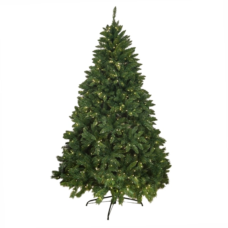 Direct Wicker 7FT Pre-Lit Christmas Tree With 550 LED Lights & Metal Stand
