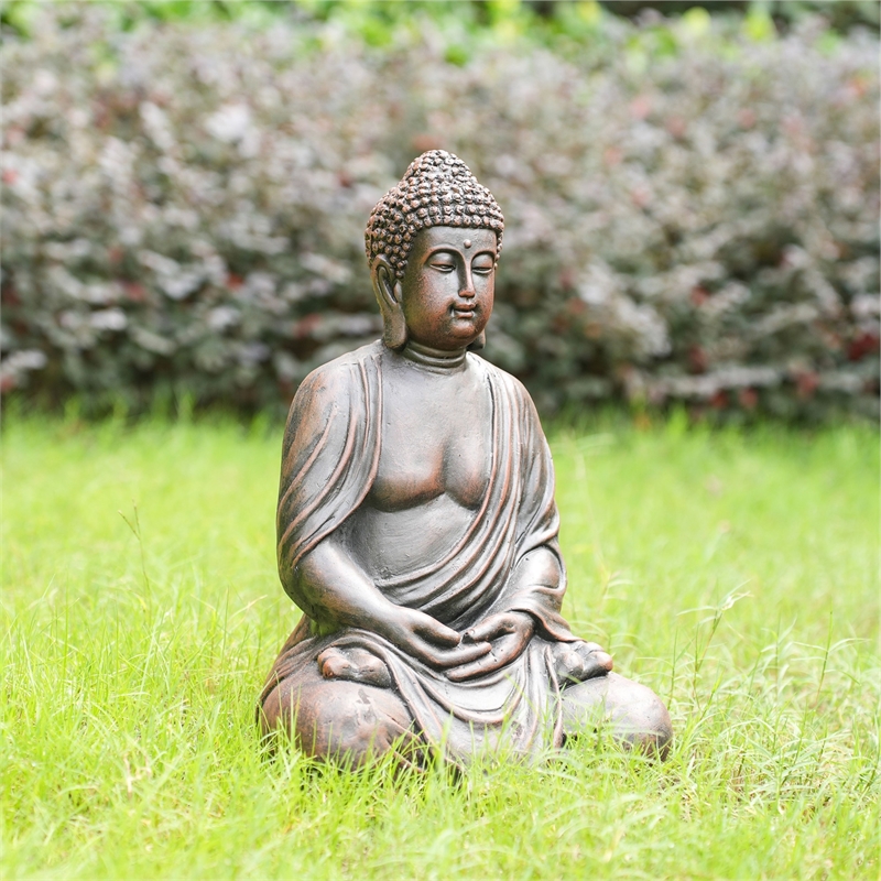Serene Buddha Magnesium Oxide Sculpture- Meditation Spaces
