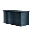 Direct Wicker 312 Gallon Black Metal Outdoor Storage Deck Box - Black