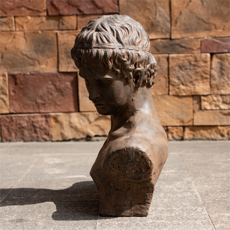 Vintage Magnesium Oxide Garden Statue Unique Outdoor Decorative Sculpture