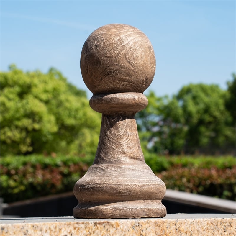 Elegant Magnesium Oxide Figurine Indoor Outdoor Decor Accent