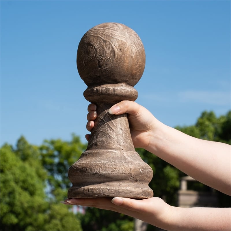 Elegant Magnesium Oxide Figurine Indoor Outdoor Decor Accent