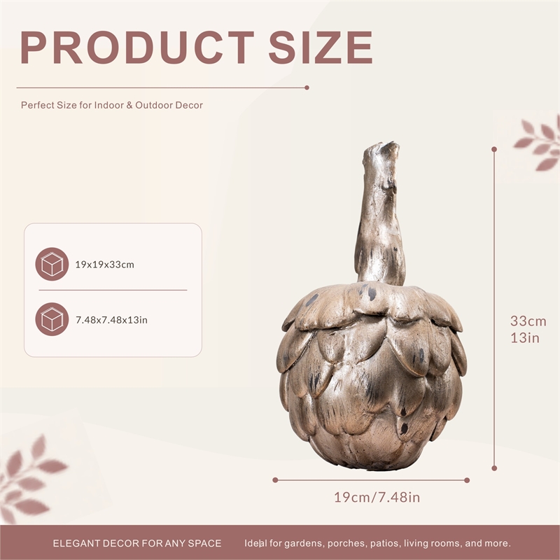 Magnesium Oxide Garden Sculpture Elegant Outdoor Decorative Statue