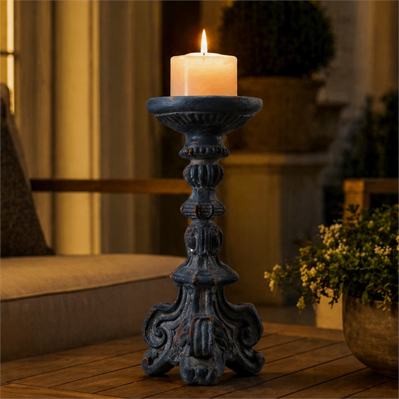 Tall Magnesium Oxide Decorative Sculpture Elegant Garden Statue Outdoor