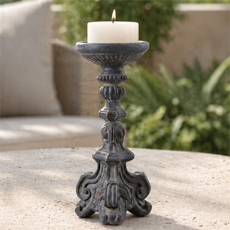 Tall Magnesium Oxide Decorative Sculpture Elegant Garden Statue Outdoor