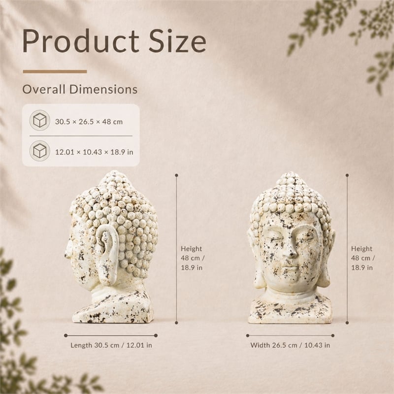 Magnesium Oxide Decorative Sculpture Garden Patio Decor