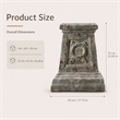 Tall Magnesium Oxide Garden Sculpture Outdoor Decorative Statue